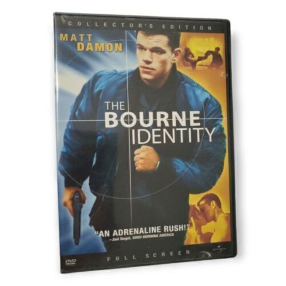 The Bourne Identity (DVD, 2003, Full Frame)